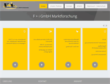 Tablet Screenshot of f-i-marktforschung.de